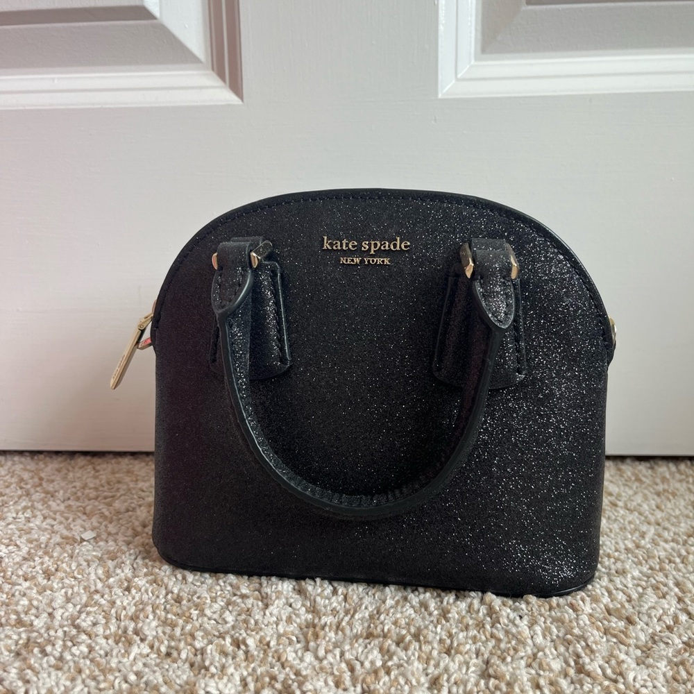 Kate Spade Glittery Black Mini Bag